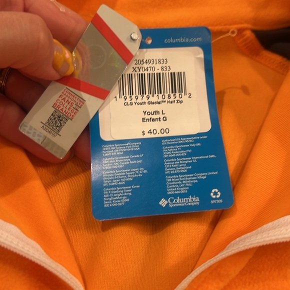 Columbia zip up ~ university of Tennessee ~ vols ~ unisex large (14-16) - Picture 4 of 7